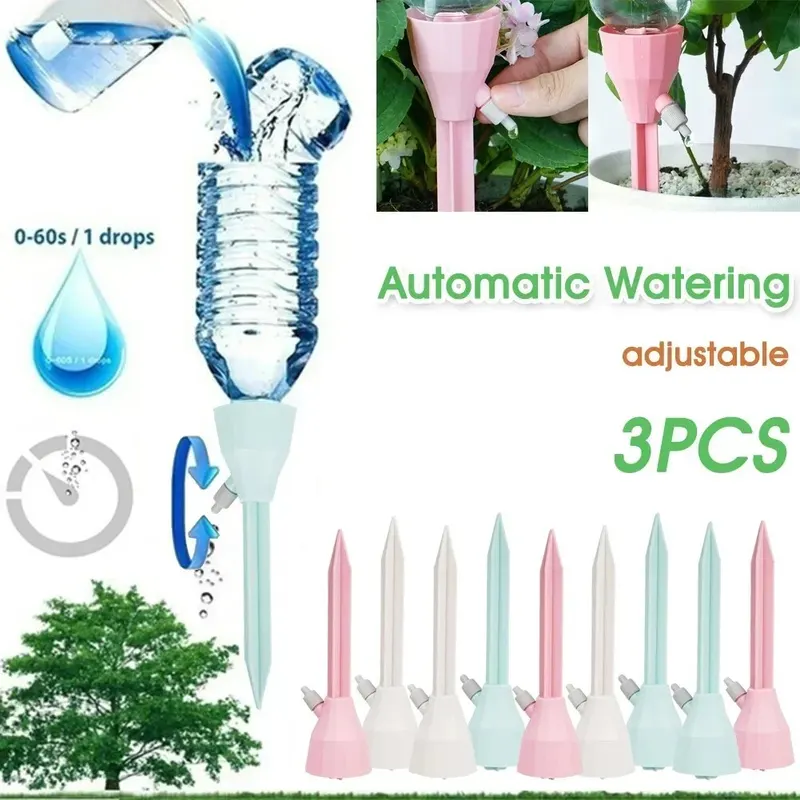 調整可能な灌漑システム、屋内および屋外の植物用の自動点滴灌漑 - Self Watering Insert のレビューと価格
