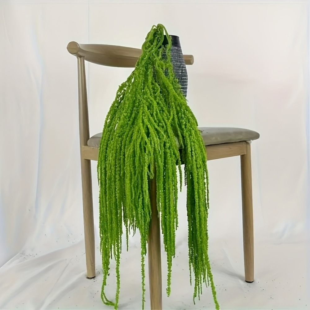 4ピースセット人工アマランサスフラワー、エレガントなグリーン - Sphagnum Moss Dry のレビューと価格
