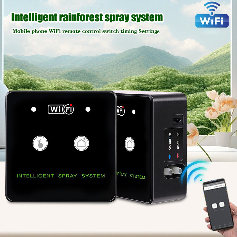 熱帯雨林噴霧器 WiFi 制御自動ミスト熱帯雨林タイミングス - Self Watering Insert のレビューと価格
