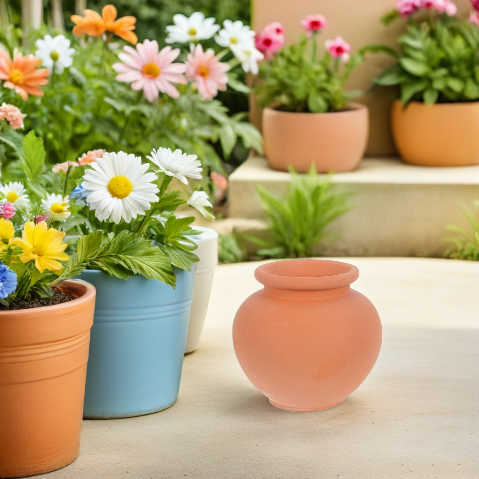 テラコッタ製の自動給水インサート。通気性の高い粘土製の鉢に取 - Self Watering Insert のレビューと価格